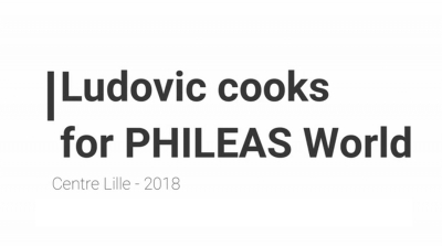 Ludovic cooks for PW